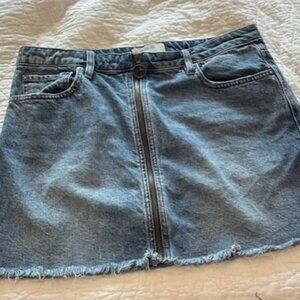 Free People We the Free Zip It Up Miniskirt